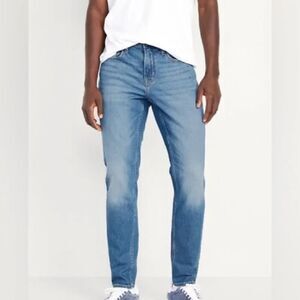 Old Navy Built-In Flex Athletic Taper Jeans 30x32 Blue Stretch Denim